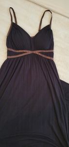 Black maxi dress